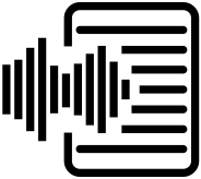 Text voice icon
